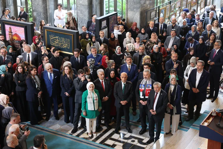 TBMM’de Gazze’ye Destek Sergisi Açıldı