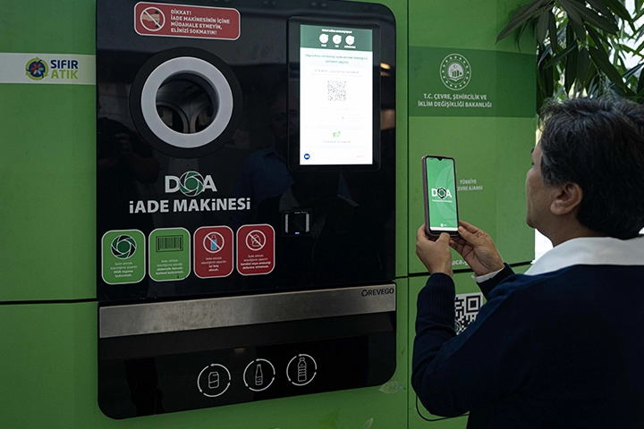 TBMM’de Geri Dönüşüm İçin Otomatik Makineler!