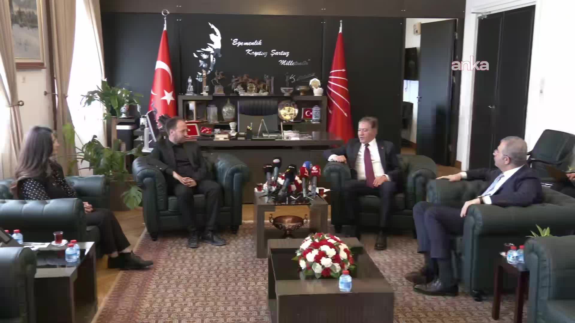 TBMM’de Siyasi Partilerden CHP’ye Destek Ziyareti