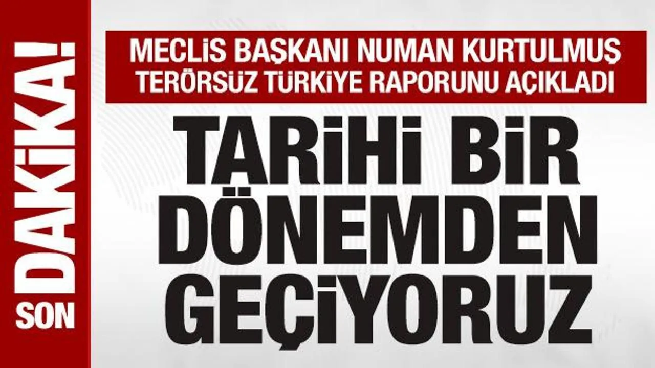 TBMM’den Terörsüz Türkiye Raporu Açıklaması