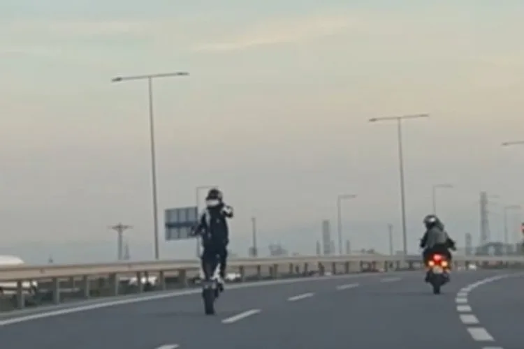 Tehlikeli Motosiklet Gösterisi: Cezası Kesildi!