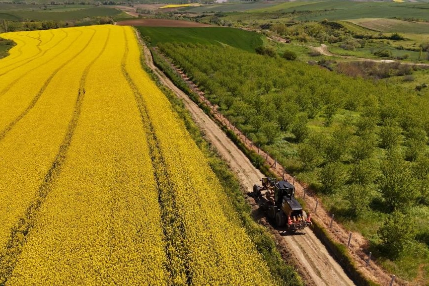 Tekirdağ’da Tarla Yolları Hasada Hazırlanıyor!
