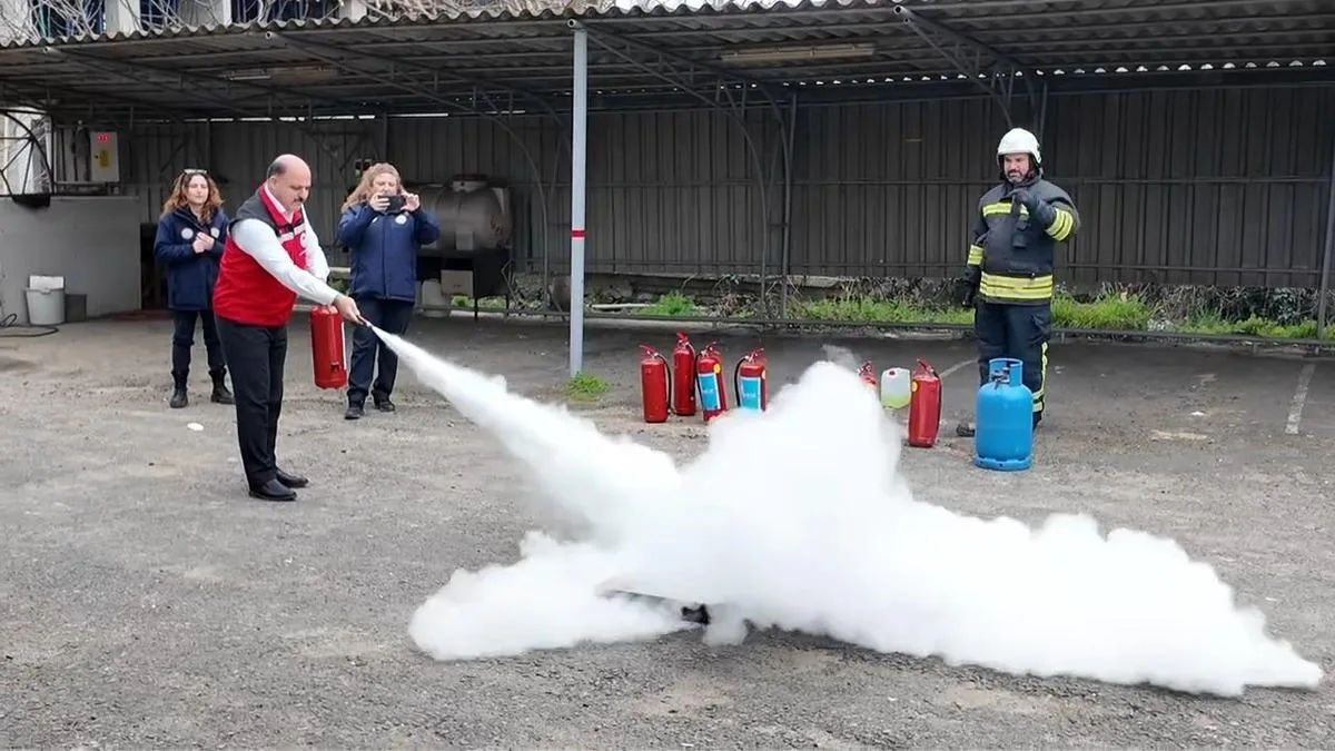Tekirdağ’da Yangın Güvenliği Eğitimi Gerçekleşti