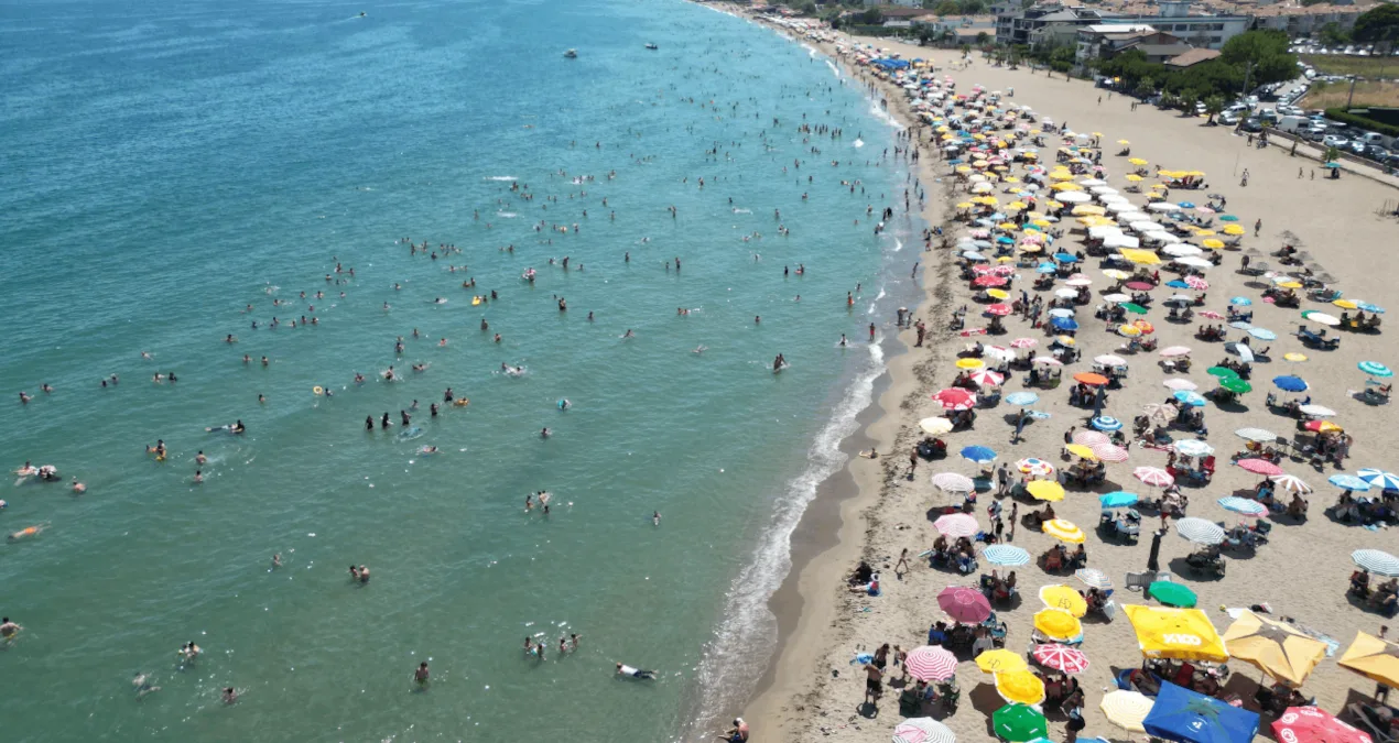 Tekirdağ Plajları, Turistlerle Dolu!