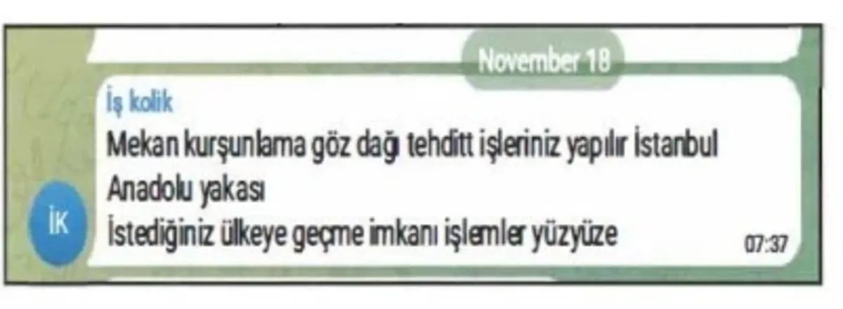 Tetikçi menüsü... İlan verip, sipariş alıyorlar: İnfaz, bel altı bel üstü, mekan kurşunlanır 2