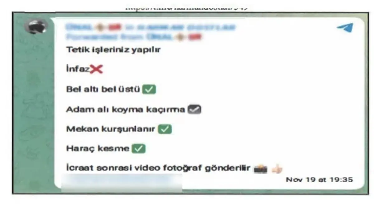 Tetikçi menüsü... İlan verip, sipariş alıyorlar: İnfaz, bel altı bel üstü, mekan kurşunlanır 3