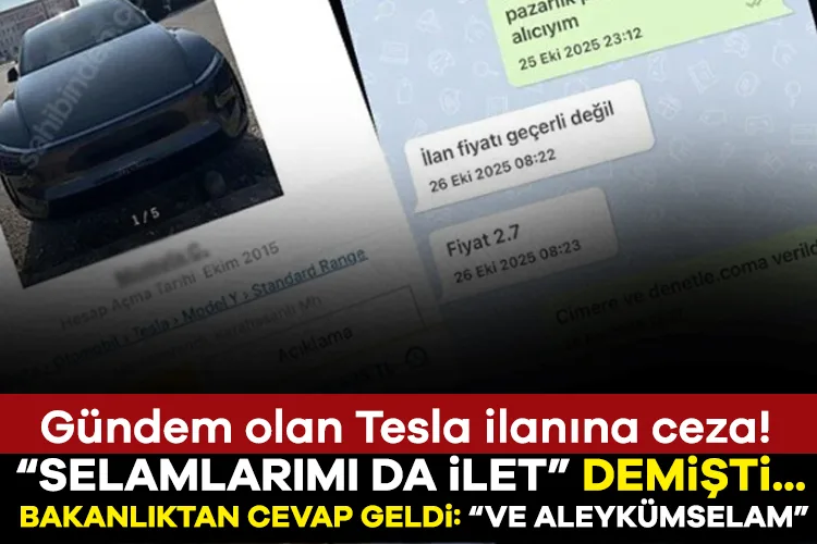 Tesla İlanına Bakanlıktan 279 Bin TL Ceza!