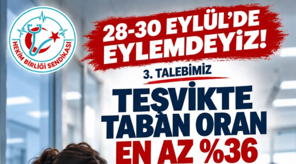Teşvik Oranı Yüzde 36 İçin Hekimlerden Eylem Çağrısı