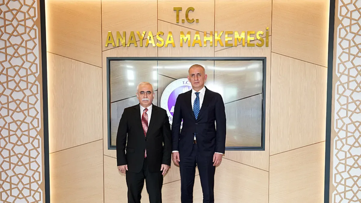 TFF Başkanı Hacıosmanoğlu’ndan Anayasa Mahkemesi’ne Ziyaret