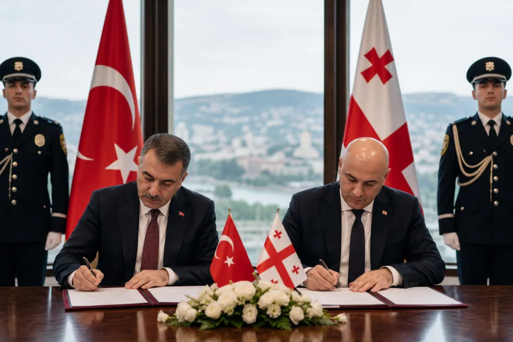 Tiflis’te Türkiye-Gürcistan İçişleri Bakanları Buluştu