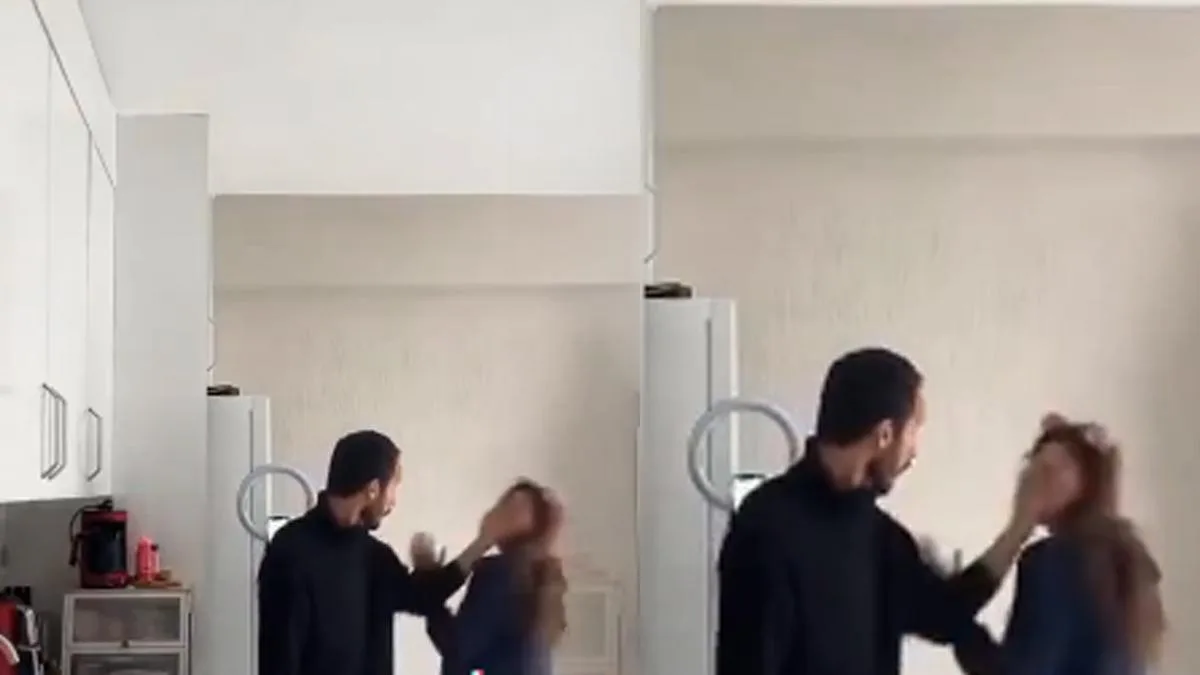 Tiktok Canlı Yayında Eşine Şiddet Uyguladı!