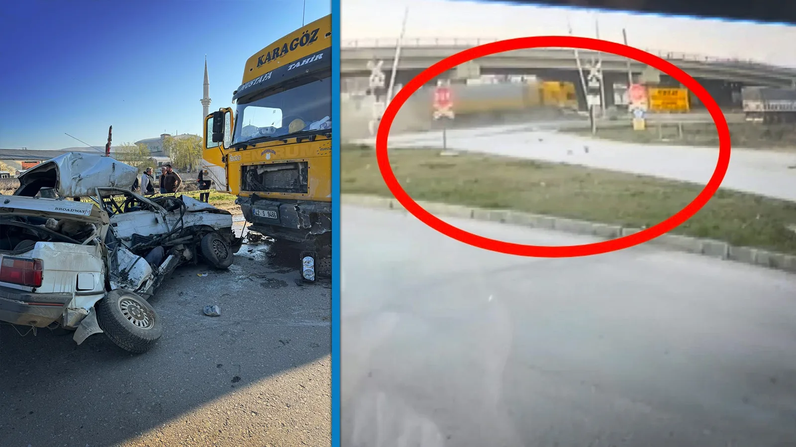 TIR’ın Çarptığı Otomobildeki Sürücü Hayatını Kaybetti