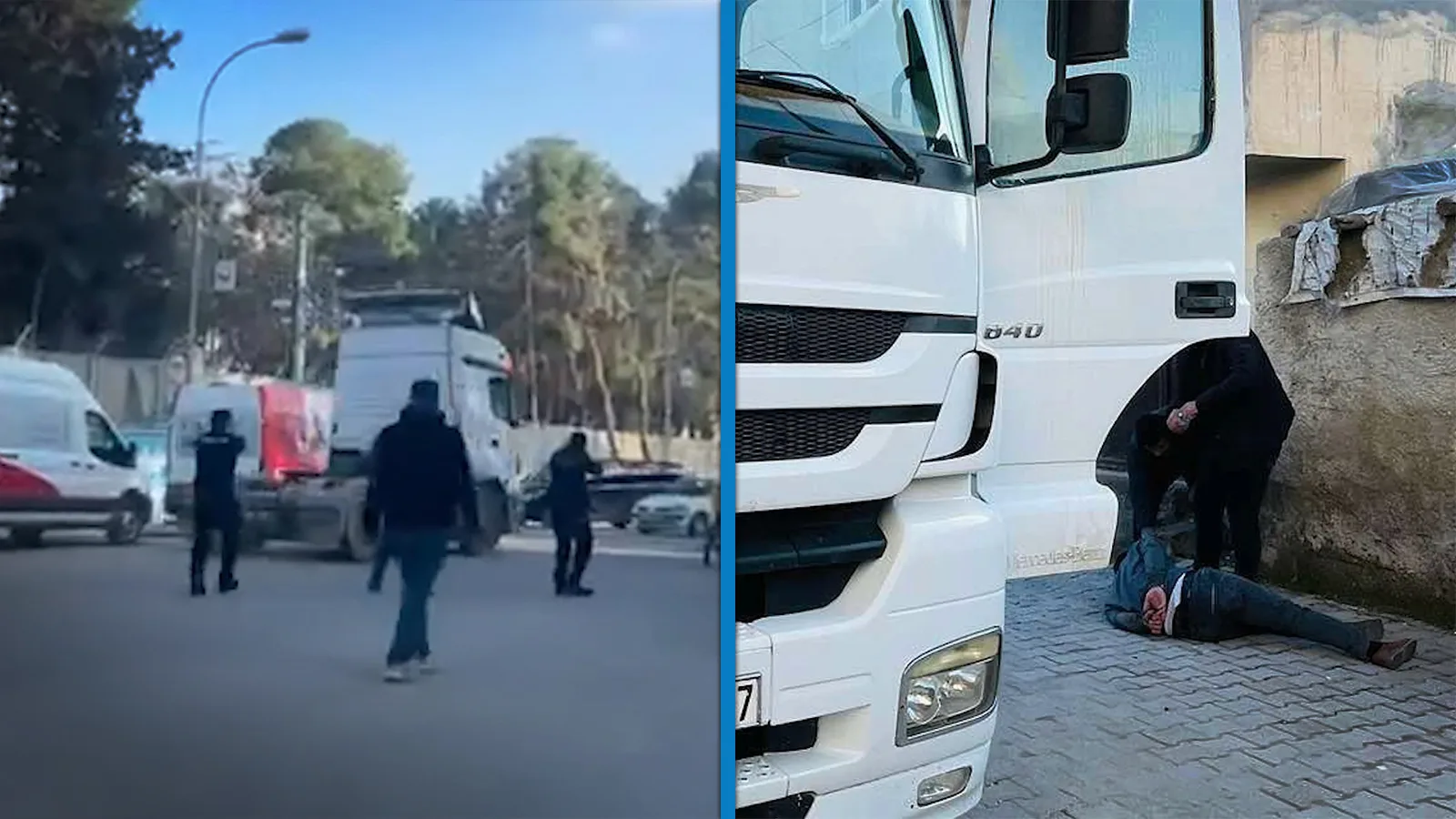 TIR Kaçırma Olayı Akçakale’de Paniğe Neden Oldu!