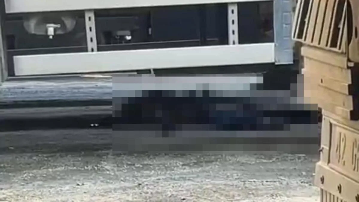 Tır Kazasında Şoför Dorse Altında Kaldı!
