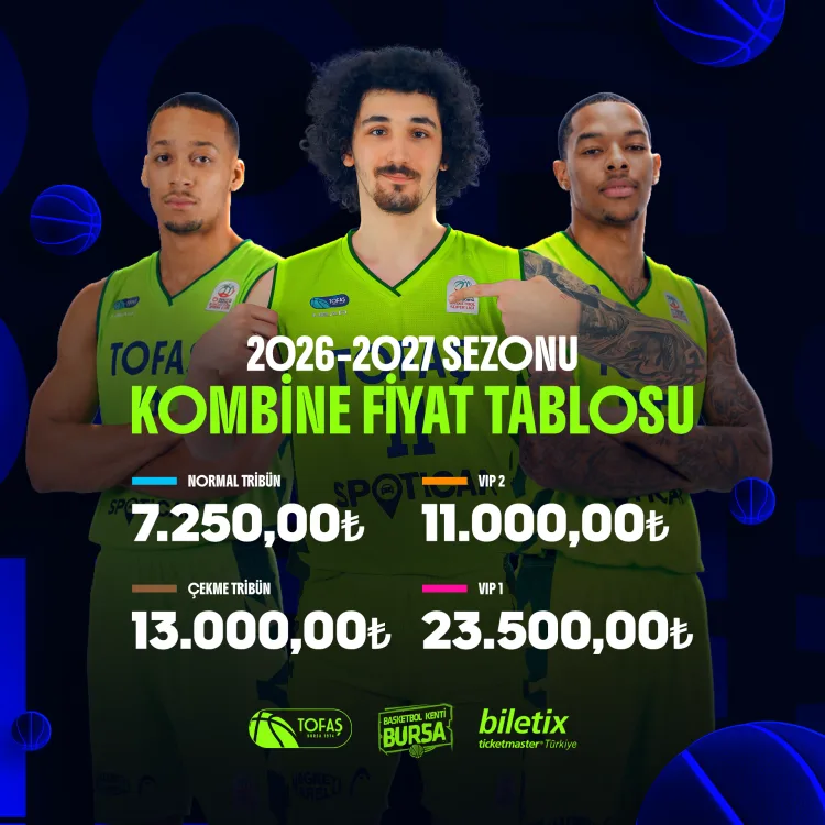 TOFAŞ Kombine Bilet Satışı Başlıyor!