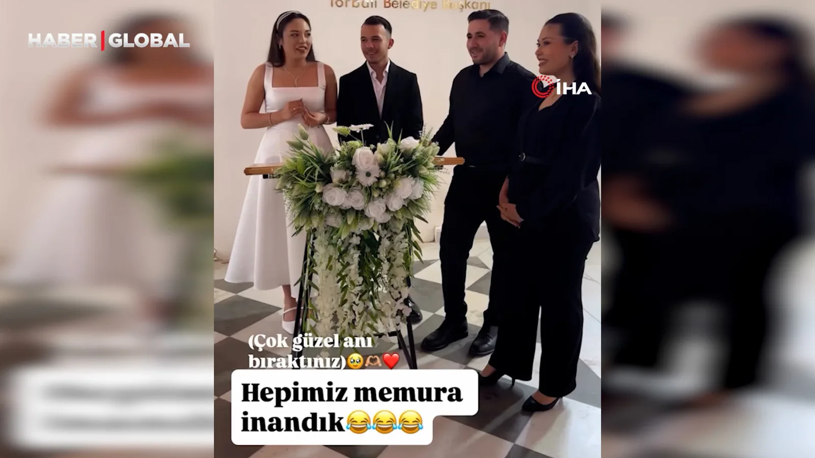 Torbalı’da Nikah Töreninde Sıra Dışı Şaka!