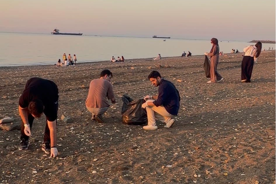 Trabzon’da Gençler Sahili Temizledi!