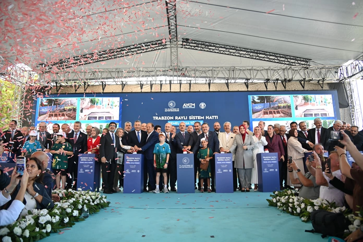 Trabzon’da Raylı Sistem İçin Tarihi Temel Atıldı