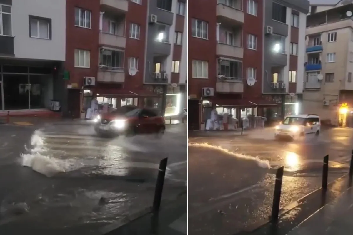 Trabzon’da şiddetli yağmur kasisi yerinden söktü!