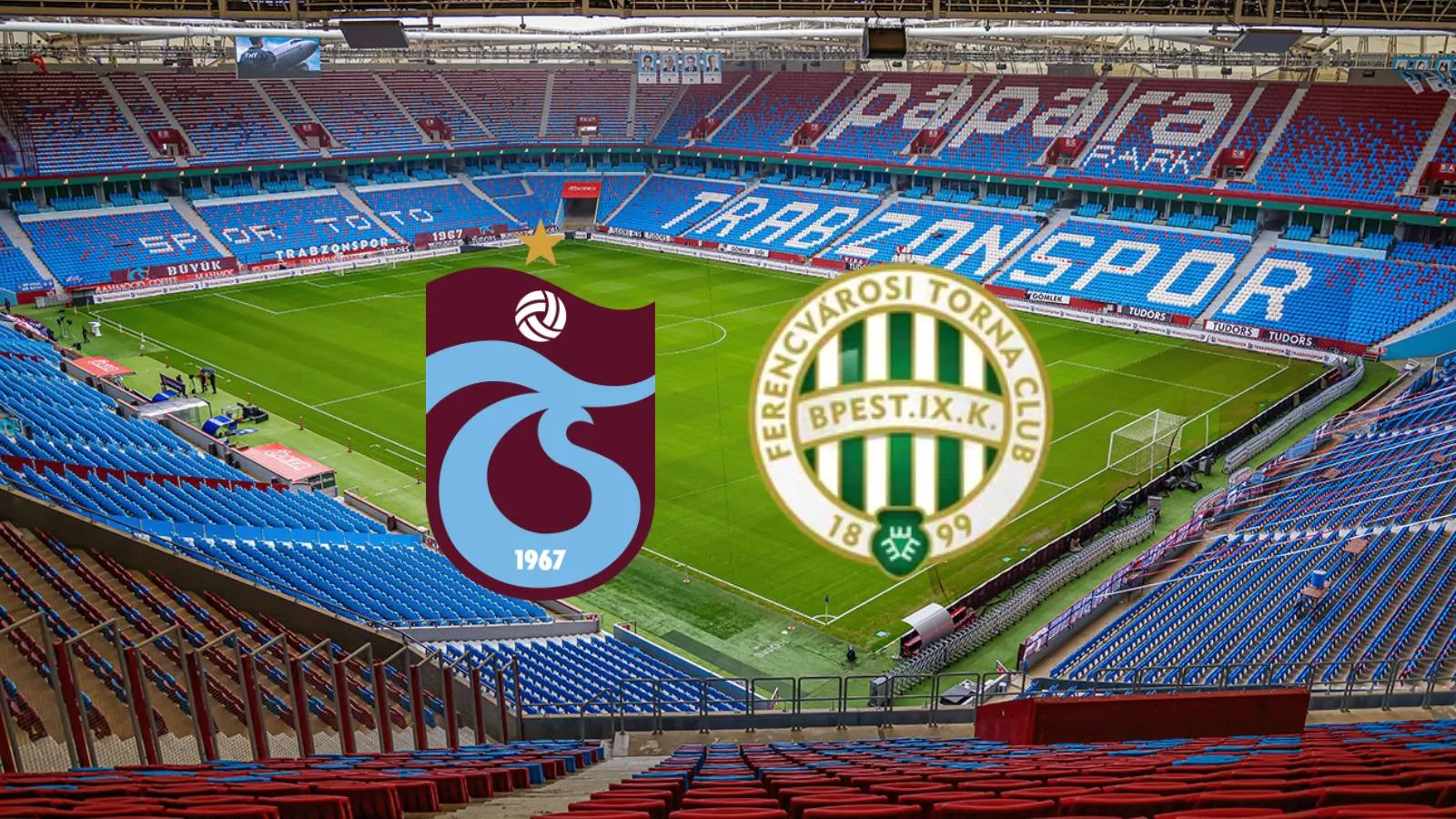 Trabzonspor, Ferencvaros’la Tarihi Maç İçin Sahada!