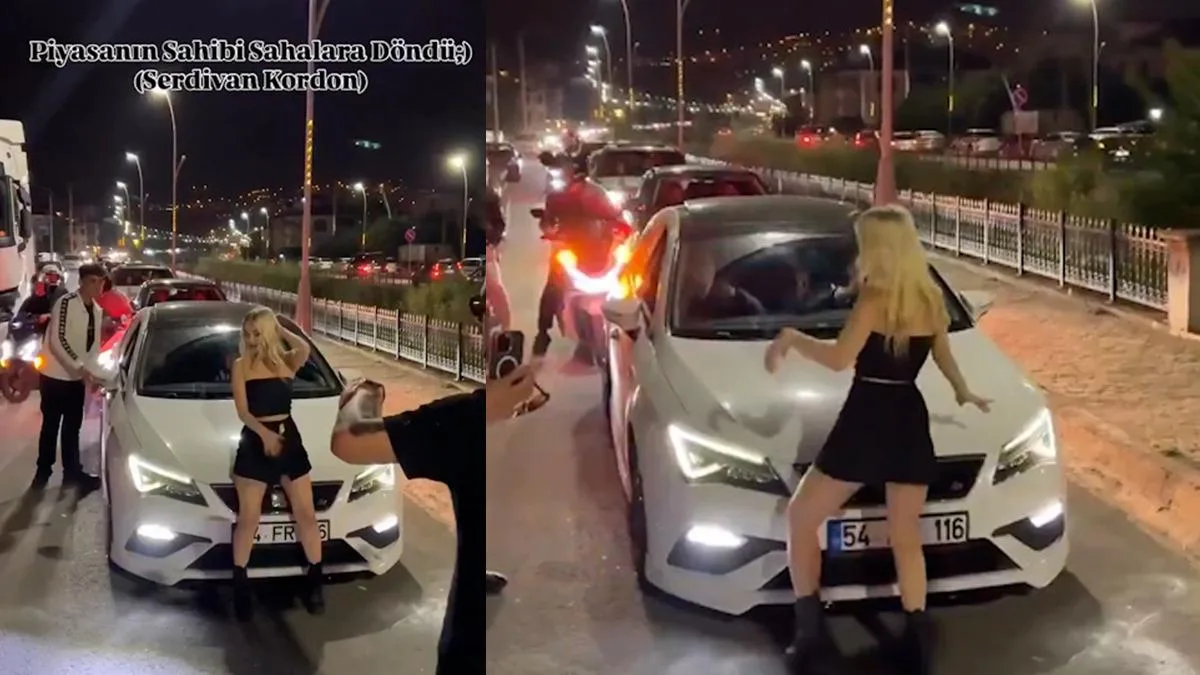 Trafikte Dans Eden Genç, Ceza Yağmuruna Tutuldu!