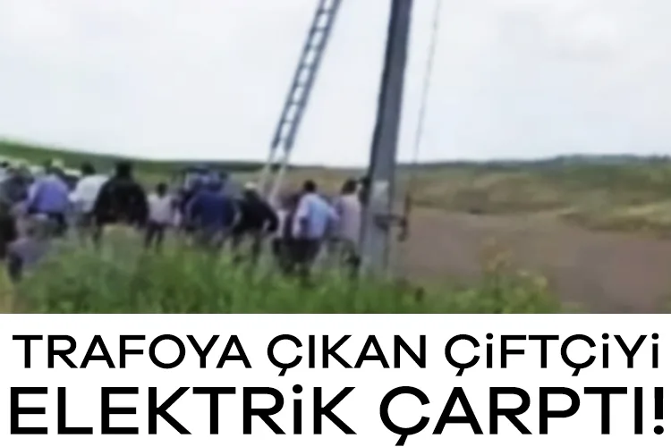 Trafoya Çıkan Çiftçiye Elektrik Girdi!