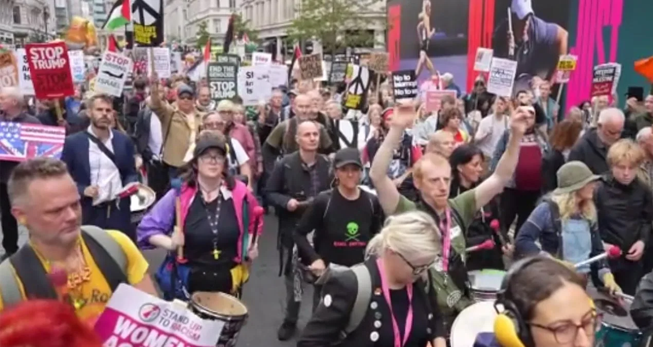 Trump’a Londra’da Büyük Protesto: Soykırıma Hayır!