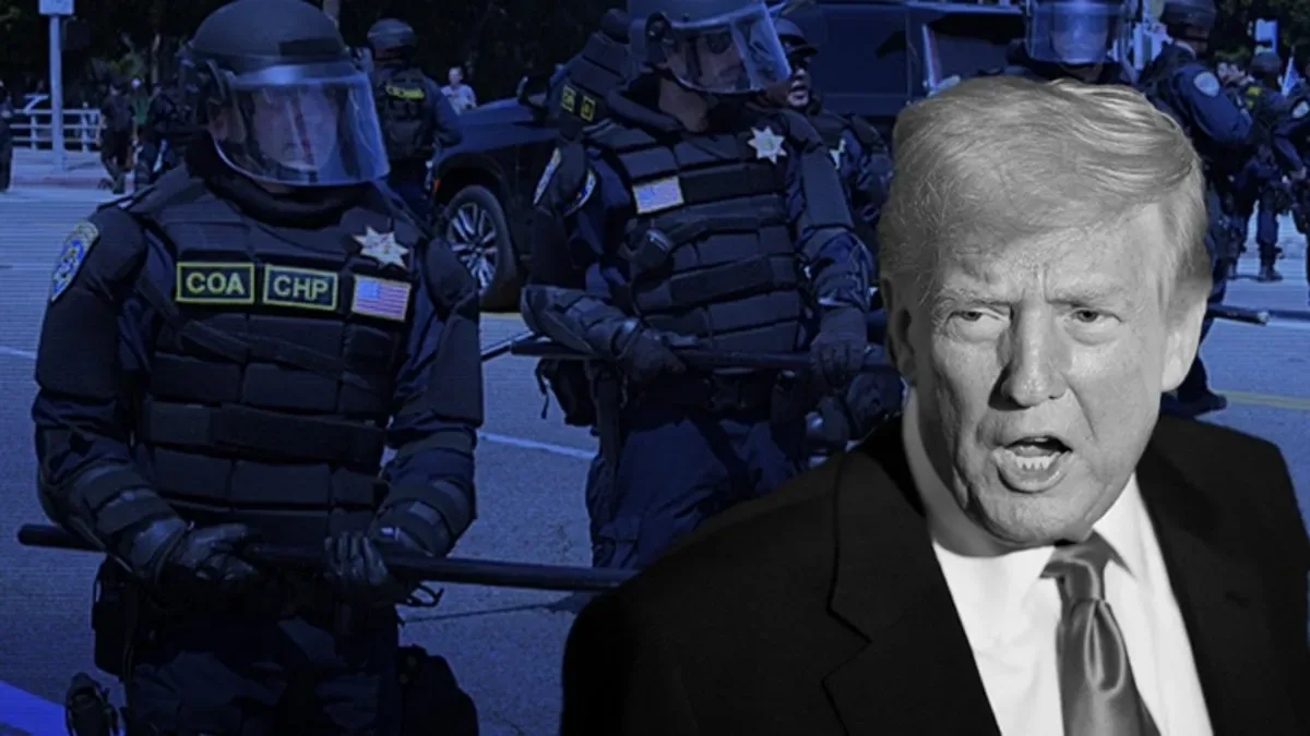 Trump, Los Angeles’ta Ordu Sevkıyatına Gitti!