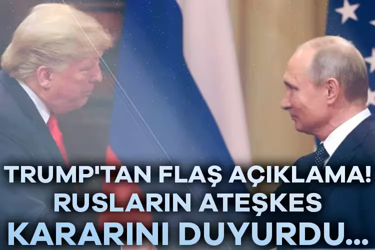 Trump, Putin ile Ateşkes İçin Anlaştı!
