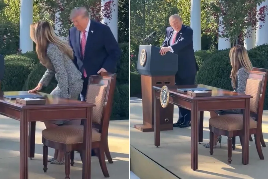 Trump’tan Melania’ya Sıcak Jest ve Övgüler