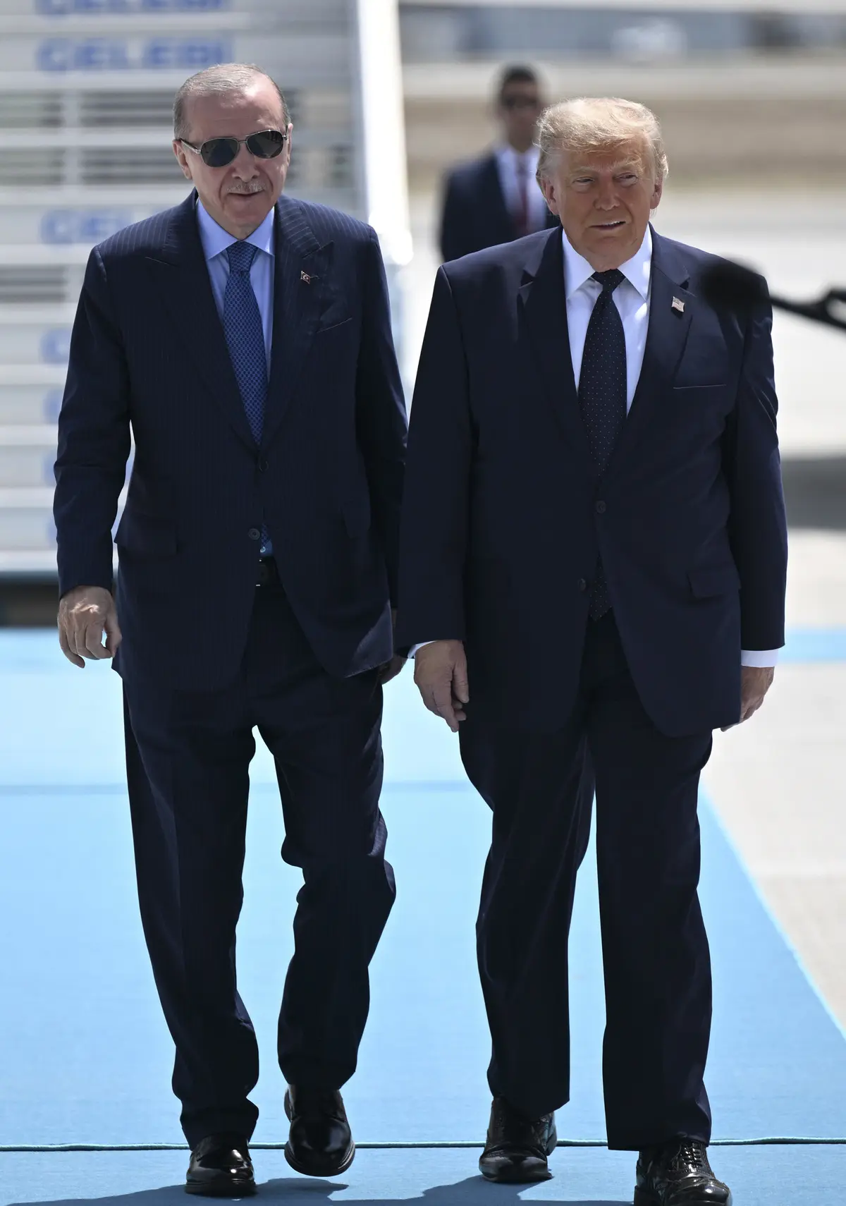 İlk karşılamada samimi diyalog! Erdoğan ve Trump'ın ne konuştukları ortaya çıktı 2