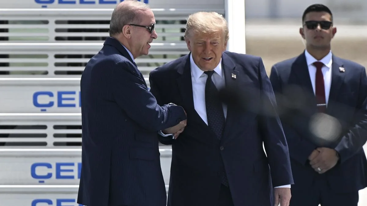 Trump ve Erdoğan’dan Uçak Üzerine Samimi Sohbet!
