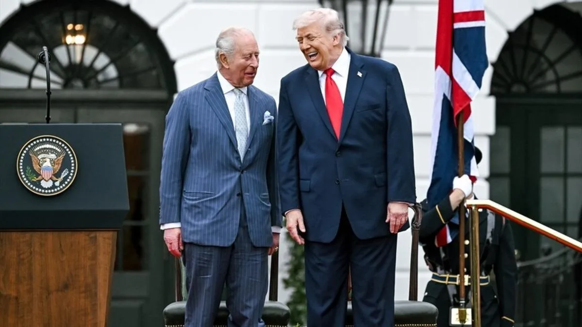 Trump ve Kral Charles’tan Kahkaha Dolu Diyalog!