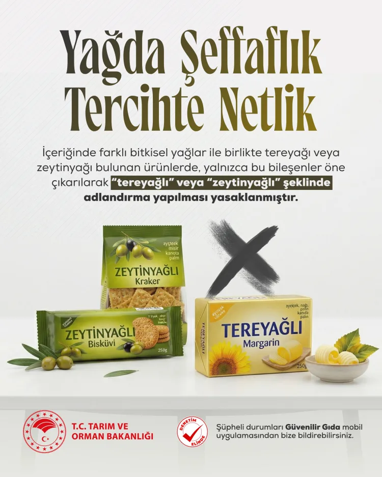 Tüketici Koruma İçin Yağ Etiketlerine Düzenleme