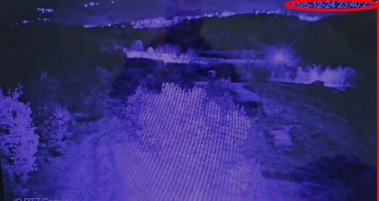 Tunceli’de Gece Parlayan Işık ve Patlama Sesi!