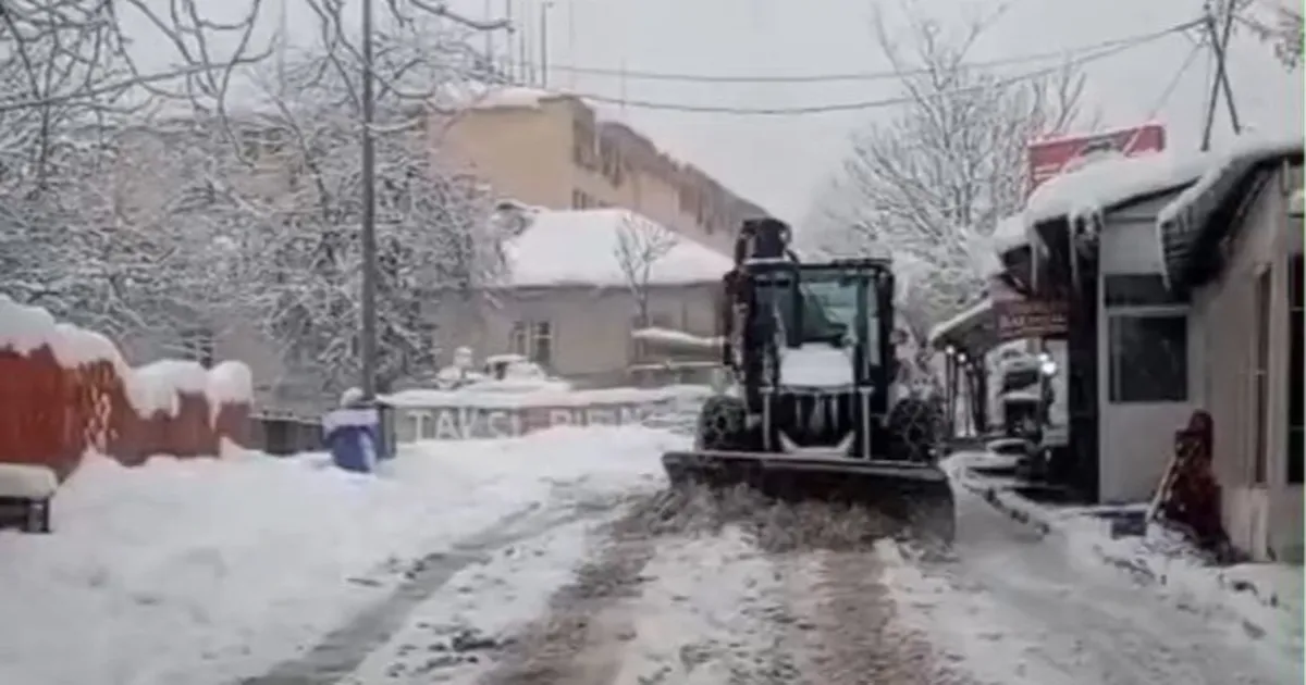 Tunceli’de Tarihi Kar Yağışı Mücadelesi!