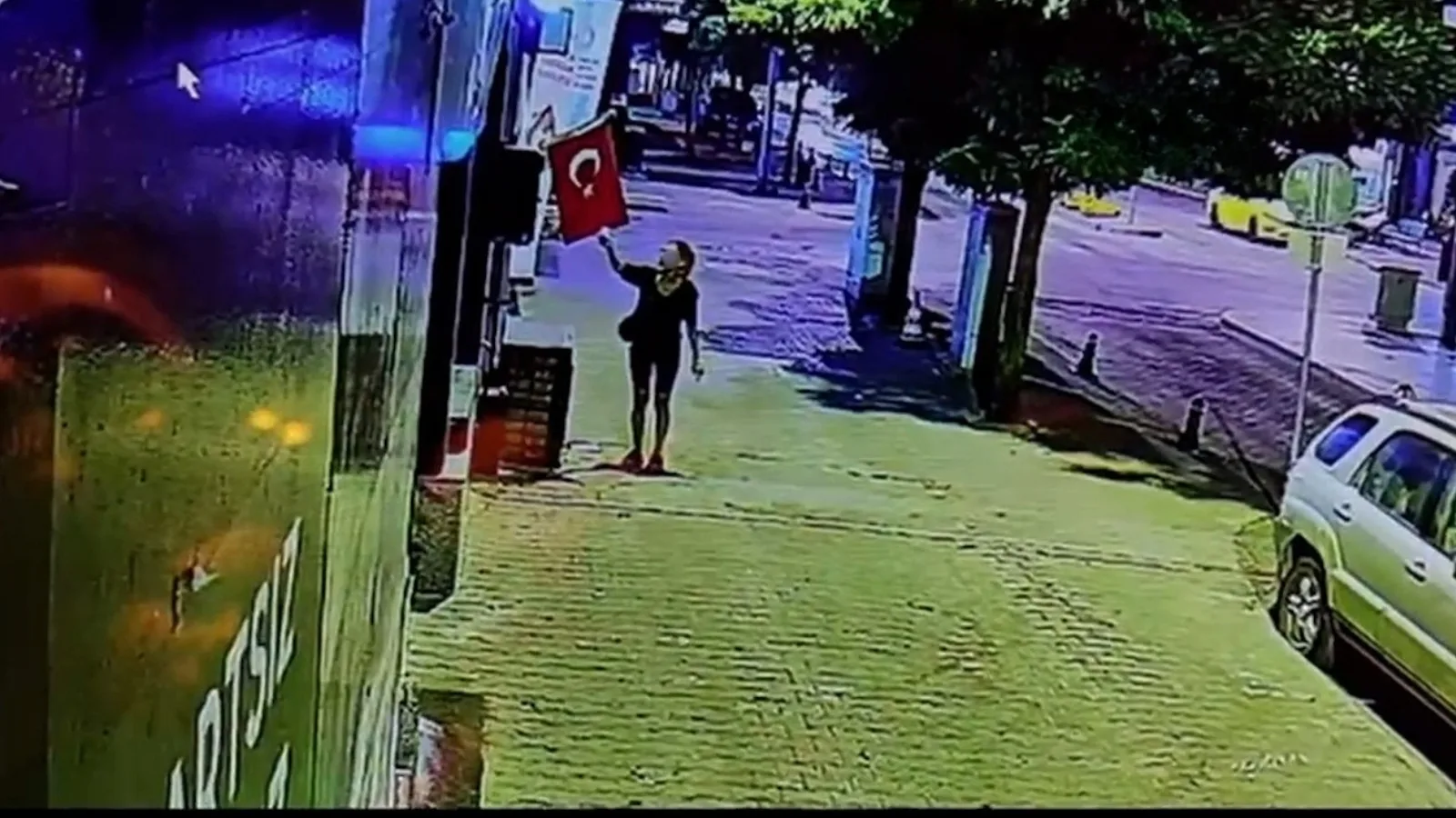 Türk Bayrağını Yakan Şüpheli Menteşe’de Yakalandı