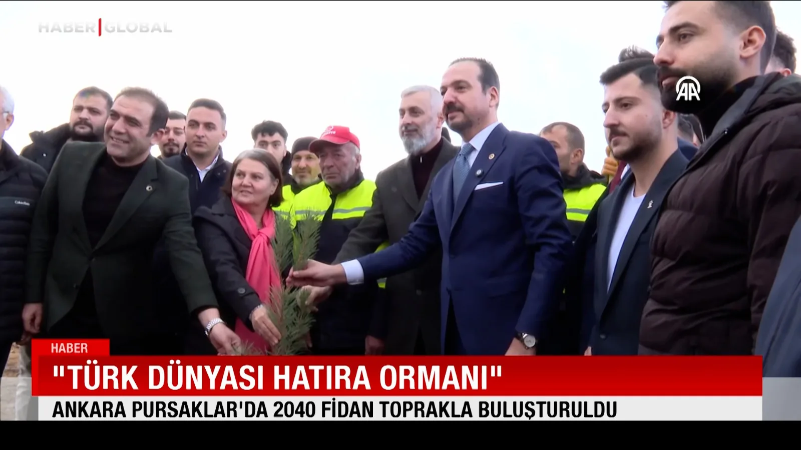 Türk Dünyası Hatıra Ormanı’na 2 Bin 40 Fidan!