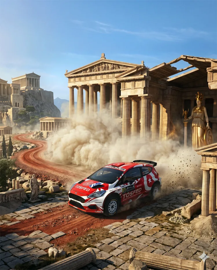Türkiye, Acropol Rallisi’nde İki Takımla Yarışacak!