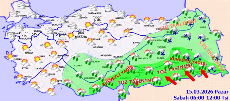 Türkiye’de Fırtına ve Kuvvetli Yağış Uyarısı!