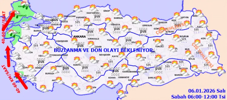Türkiye’de Hava Durumu: Buzlanma ve Çığ Tehlikesi!
