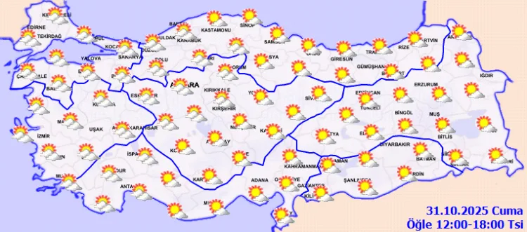 Türkiye’de Hava Durumu: Sıcak ve Açık Günler