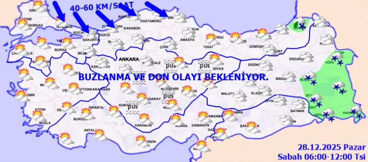 Türkiye’de Hava Durumu: Soğuk ve Yağışlı Günler!