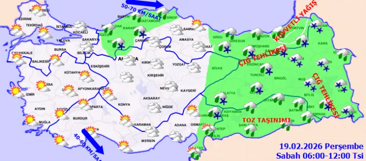 Türkiye’de Hava Durumu: Yağış ve Rüzgar Uyarısı!