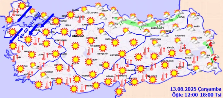 Türkiye’de Hava Durumu: Yağış ve Rüzgar Uyarısı!