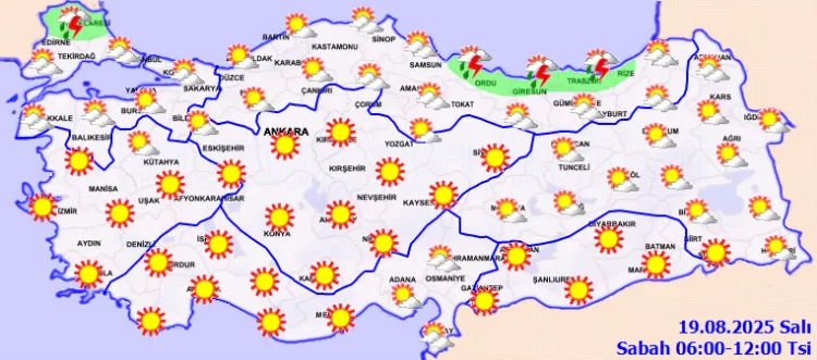 Türkiye’de Hava Durumu: Yağış ve Sıcaklık Beklentisi