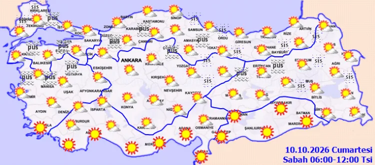 Türkiye’de Hava Sıcaklıkları Normların Üzerinde!