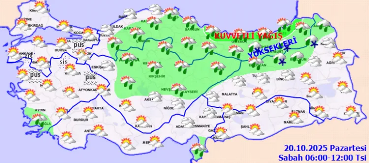 Türkiye’de Hava: Yağmur ve Soğuk Hava Geliyor!