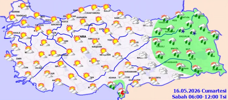 Türkiye’de Sağanak Yağış ve Kuvvetli Rüzgar Uyarısı!