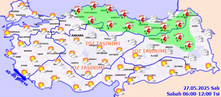 Türkiye’de Toz ve Yağış Uyarısı: Dikkat!